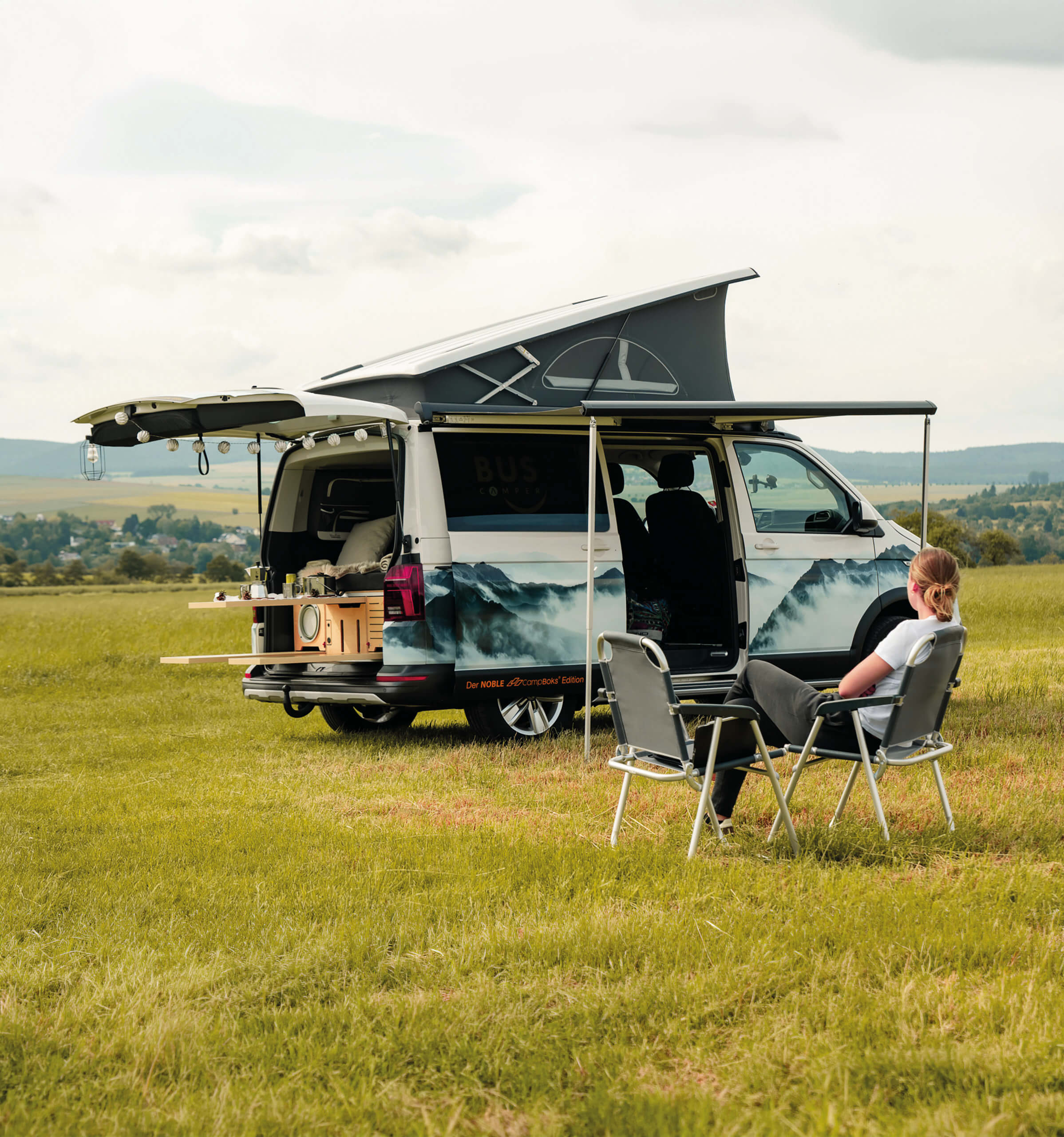 Camper mit CampBoks Pro im Einsatz